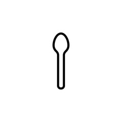 Vector illustration, spoon icon design