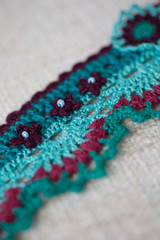 crocheted patterns, macro