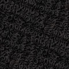 Seamless Black dark realistic, 3d background with the inscription coronavirus. Conceptual background for design. Illustration on the theme of coronavirus. Design for website, print. covid19