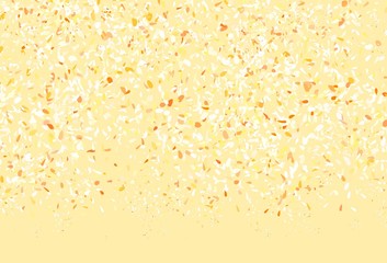 Light Orange vector elegant background with leaves.