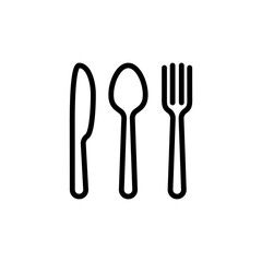 Vector illustration, spoon icon design