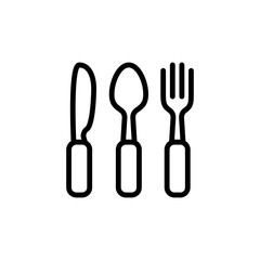 Vector illustration, spoon icon design
