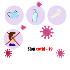 Protect yourself and stop the Covid 19 virus.