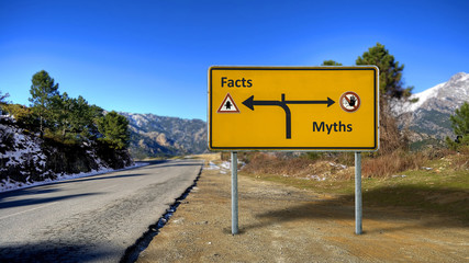 Street Sign to Facts versus Myths