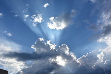 Nature Clouds Sun Rays