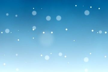 Blue Background with Bokeh Circles