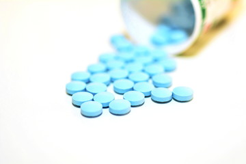 Blue Drug Pills