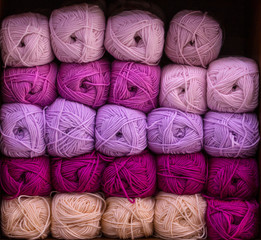 Background from colored yarn.