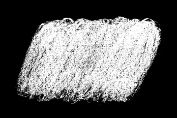 Foto op Plexiglas Scribble hand drawn in chalk on black background. Monochrome stain element. Digitally generated image. Vector illustration, Eps 10. © sergio34