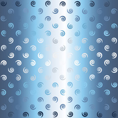 Glowing spiral pattern. Seamless vector background