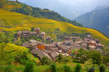 Obraz premium Longji Rice Terraces