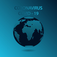 Covid-19 Coronavirus planet.