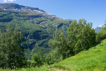 Geiranger is a small tourist village in Sunnmore region of Norway.