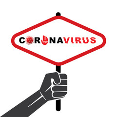 Stop Coronavirus Concepts.
