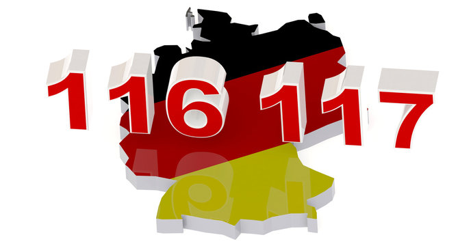 Deutschland Notruf 116 117