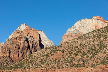 Scenic Zion National Park Utah Landscape