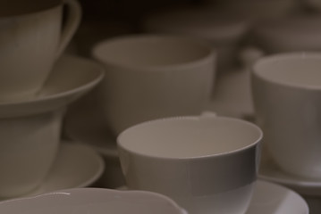 Perspective view of cup mount with blur background