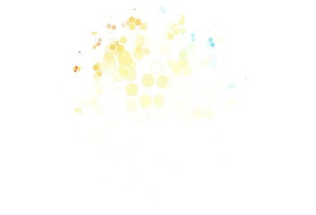 Fototapeta na wymiar Light Blue, Yellow vector template with circles.