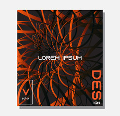 Template curved line vector modern brochure ,poster, backgound, cover ,