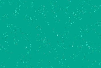 Light Green vector pattern with sharp lines, dots.