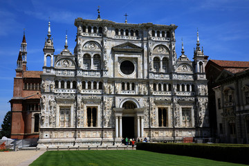 Fototapeta premium Pavia (PV), Italy - June 09, 2018: Certosa di Pavia, Pavia, Lombardy, Italy
