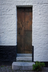 old wooden door