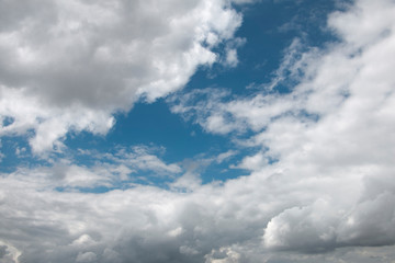 Clouds in a blue sky