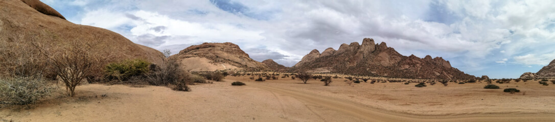 Fototapeta na wymiar panorama of desert in africa