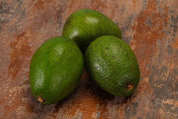 Ripe green dietary avocado - superfood