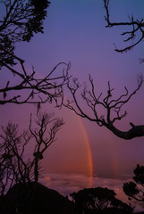  Malaysia Sabar 2006 : Rainbow on Kinabalu National Park At Sunset