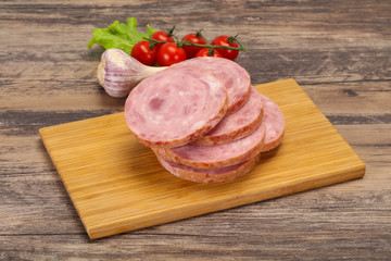 Natural ham made from pork