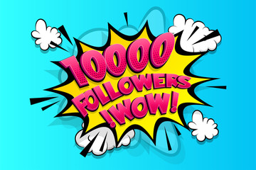 10000 followers thank you for media like