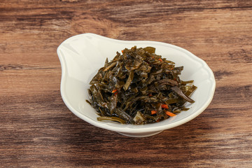 Seaweed cabbage with carrot and sesame