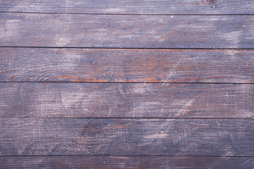 Fototapeta premium Vintage blue wood background texture with knots and nail holes. Old painted wood wall. Blue abstract background. Vintage wooden dark blue horizontal boards. Front view with copy space. Background for