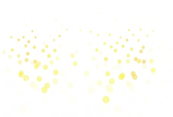 Light Green, Yellow vector background with spots.