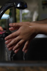 hand wash people