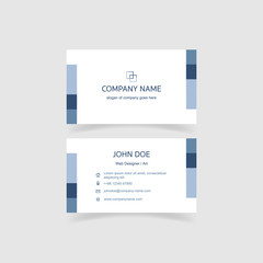 Modern and clean business card template. Color and harmonious composition. Vector illustration eps10.