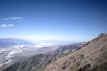 Dantes Peek Aussichtspunkt mit blauem Himmel, Nevada USA