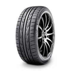 Car Tire Isolated on White Background. Car Wheel. Car Tire with Rim. Semi-Trailer Truck Tire....