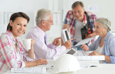 Portrait of a group of business people