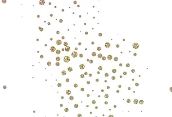 Light Green, Yellow vector pattern with random forms.