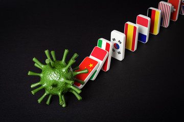 Coronavirus spreading around the world