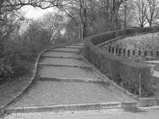 historische Treppe