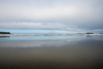 reflections on the beach