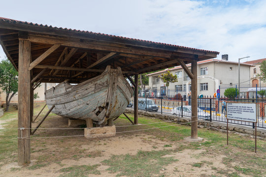 Old ship barge (capar) in Sinop, Turkey