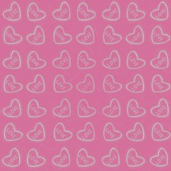 Love pink color background. Background of heart. Love inside the heart