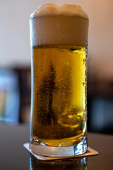 mug with beer on the table
