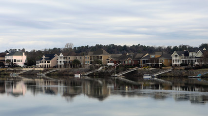 Scene of the Savannah River at Augusta, Georgia