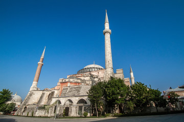 Fototapeta na wymiar Istanbul, Turkey. Hagia Sophia Museum