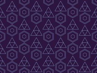 Seamless bright spring pattern with  pattern and   geometry.